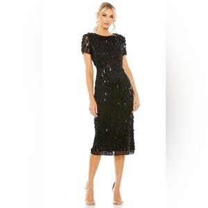 Mac Duggal Elegant Black Sequin Dress